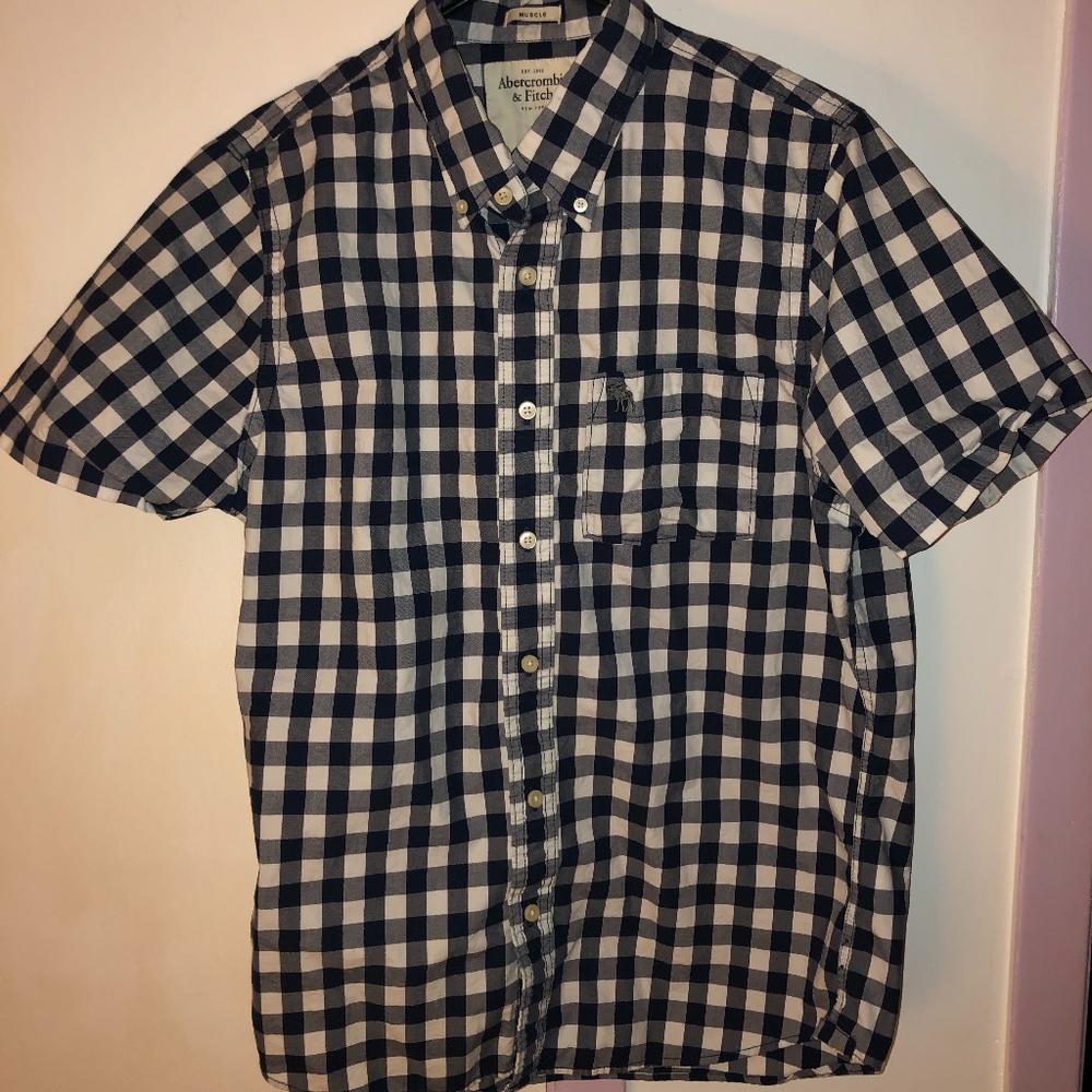 Abercrombie & Fitch Muscle Plaid Shirt, Mens XXL
